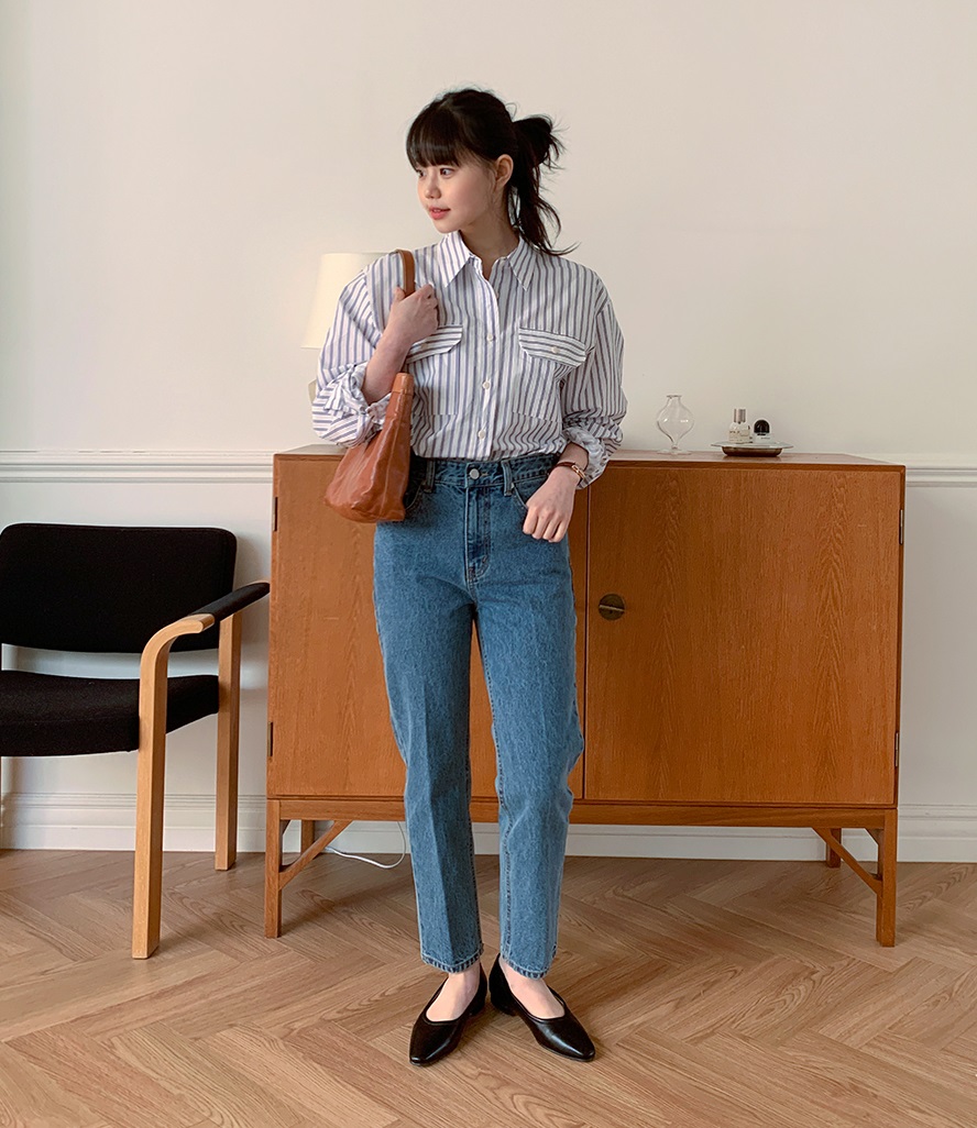 Ghim 10 cách diện quần jeans ống đứng đẹp và siêu tôn dáng-9