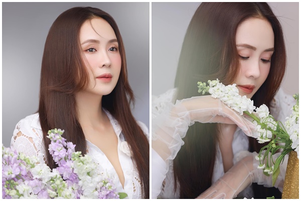 Hồng Diễm biến hóa với đủ kiểu tóc-38