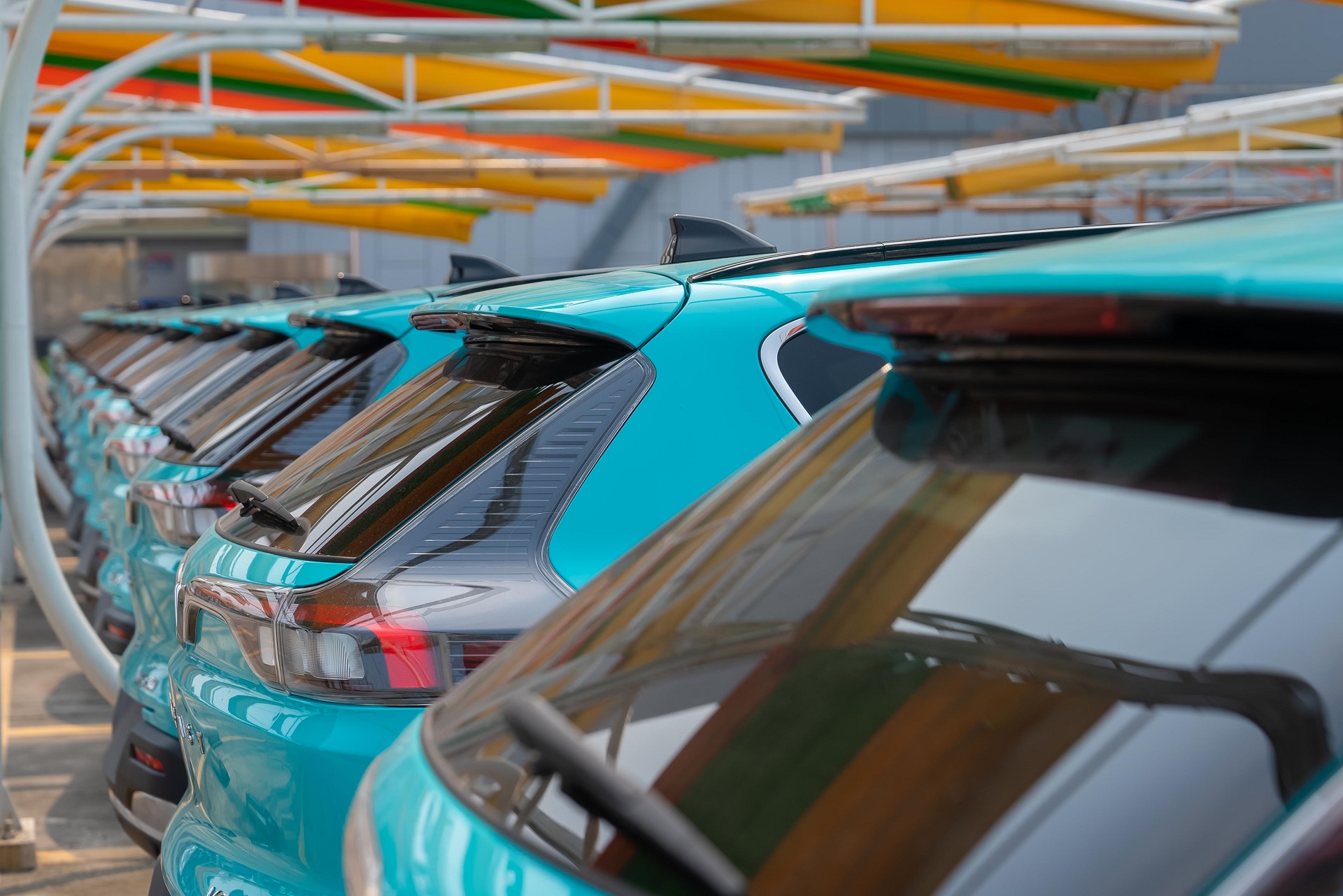 Màu xanh đặc biệt của hãng Taxi Xanh SM-4