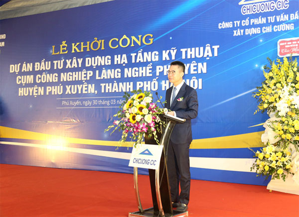 Khởi công Dự án đầu tư xây dựng hạ tầng kỹ thuật cụm công nghiệp làng nghề Phú Yên, huyện Phú Xuyên-2