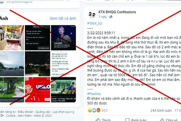 Nữ sinh bị tấn công tình dục khi đi bộ ở làng ĐHQG TPHCM là tin giả-1