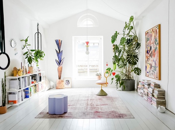 Khám phá nét đẹp thú vị bên trong căn hộ nhỏ đơn sắc-2