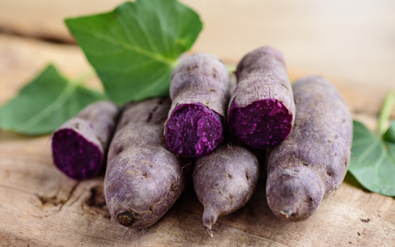 Loại củ dồi dào anthocyanin, mang làm món bánh giúp chống lão hóa và tăng sức đề kháng cực tốt-1
