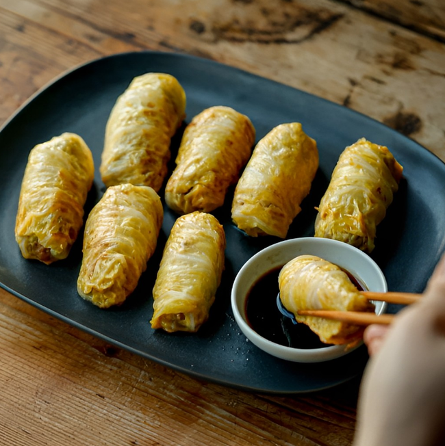 Mâm cơm vừa ngon vừa đủ chất với món cải thảo cuộn đậu phụ cá ngừ-8