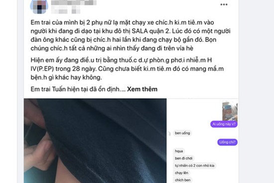 TPHCM xác minh thông tin người dân bị chích kim tiêm trong khu đô thị Sala