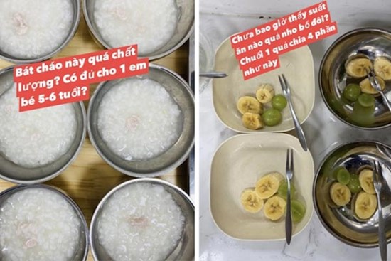Cơ sở bị tố bớt suất ăn không phải trường mầm non, Phòng GD&ĐT yêu cầu gỡ biển