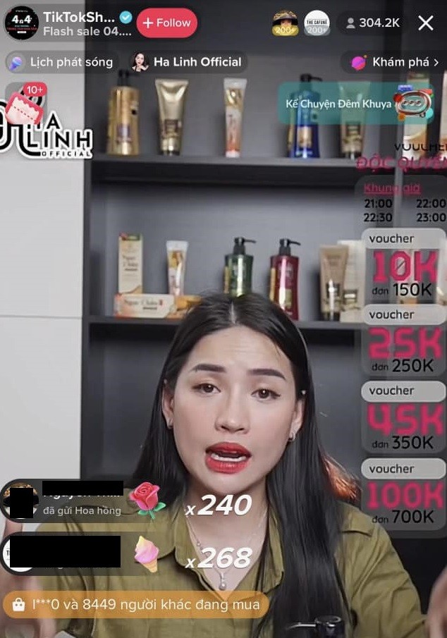 Thông báo đạt kỷ lục livestream mới nhưng chiến thần review Hà Linh vẫn bị netizen ném đá-1