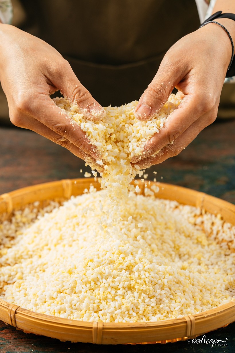 Cách làm xôi vò thơm ngon đón Tết Thanh minh-5