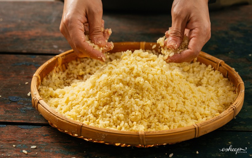 Cách làm xôi vò thơm ngon đón Tết Thanh minh-6