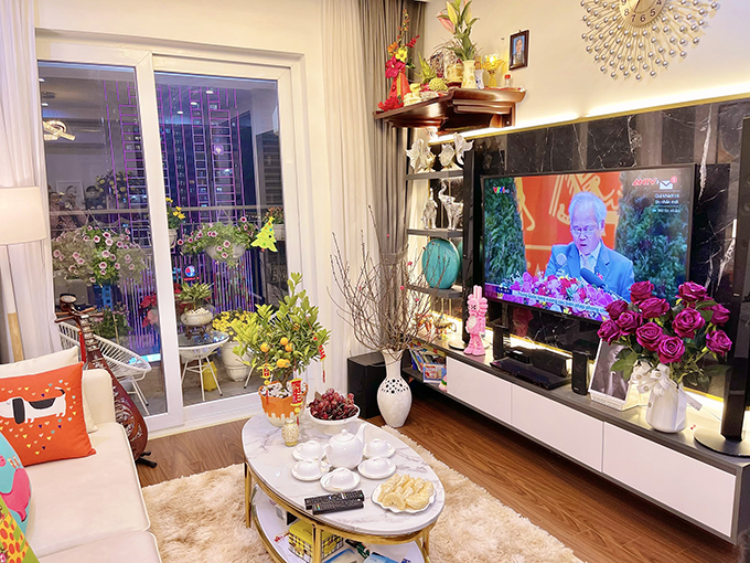 BTV, Thượng úy Minh Hương khoe ngôi nhà đẹp hết chỗ chê, phong cách cắm hoa khiến chị em nể phục-32