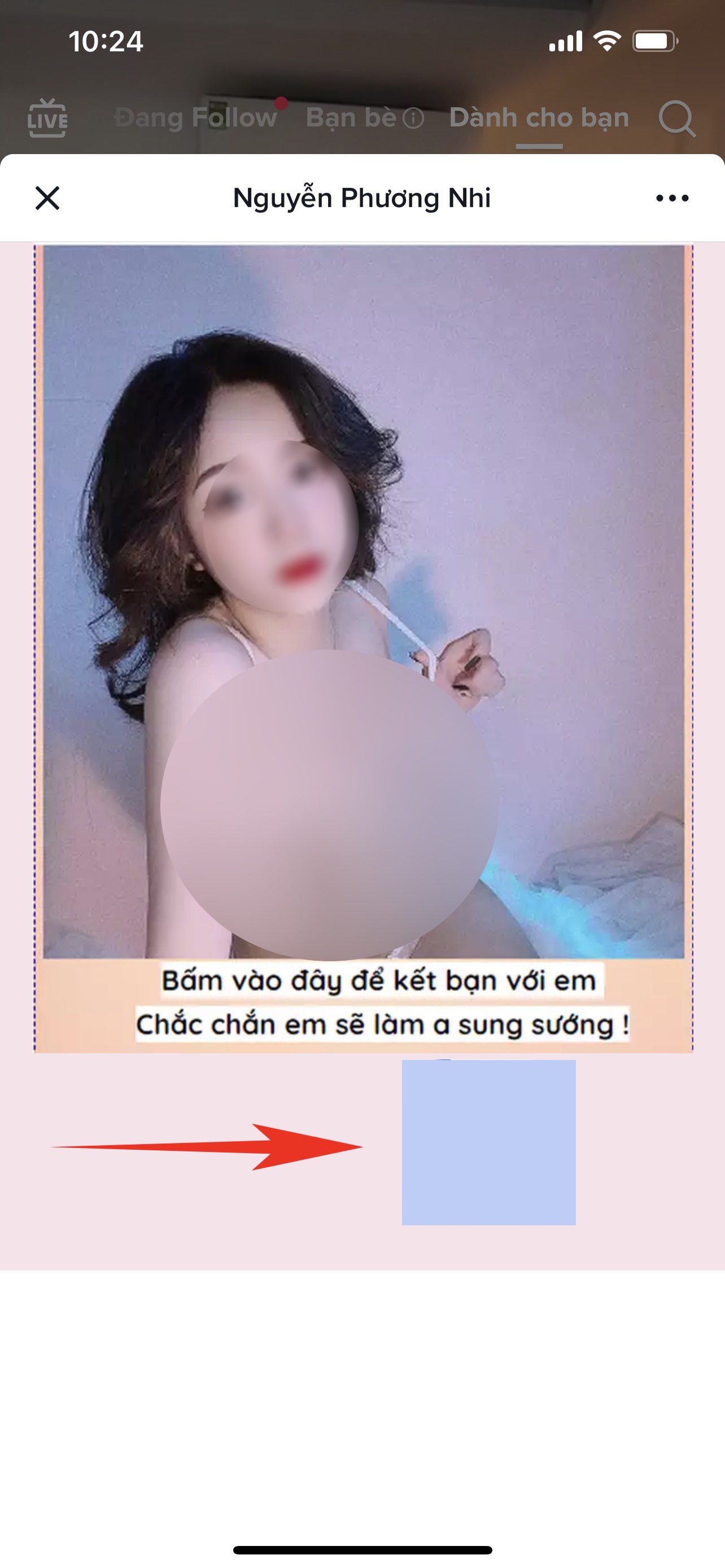 Quảng cáo bán dâm, chợ tình online tràn lan TikTok-1