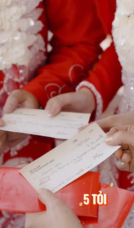 Cặp đôi nhận hồi môn khủng 100 tỷ, được khen vì điều này-6