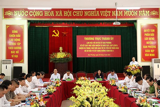 Đan Phượng cần nhận diện rõ tiềm năng, lợi thế để huyện phát triển đột phá, bền vững