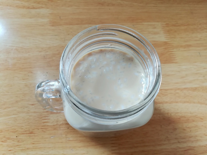 Pha trà sữa cho thêm cơm rượu vào uống vừa ngon lại giúp đẹp da-7