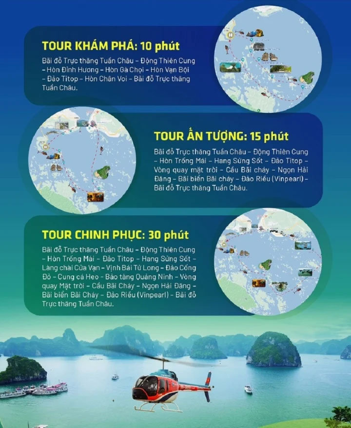 Tour du lịch trực thăng ngắm Vịnh Hạ Long giá bao nhiêu?-2