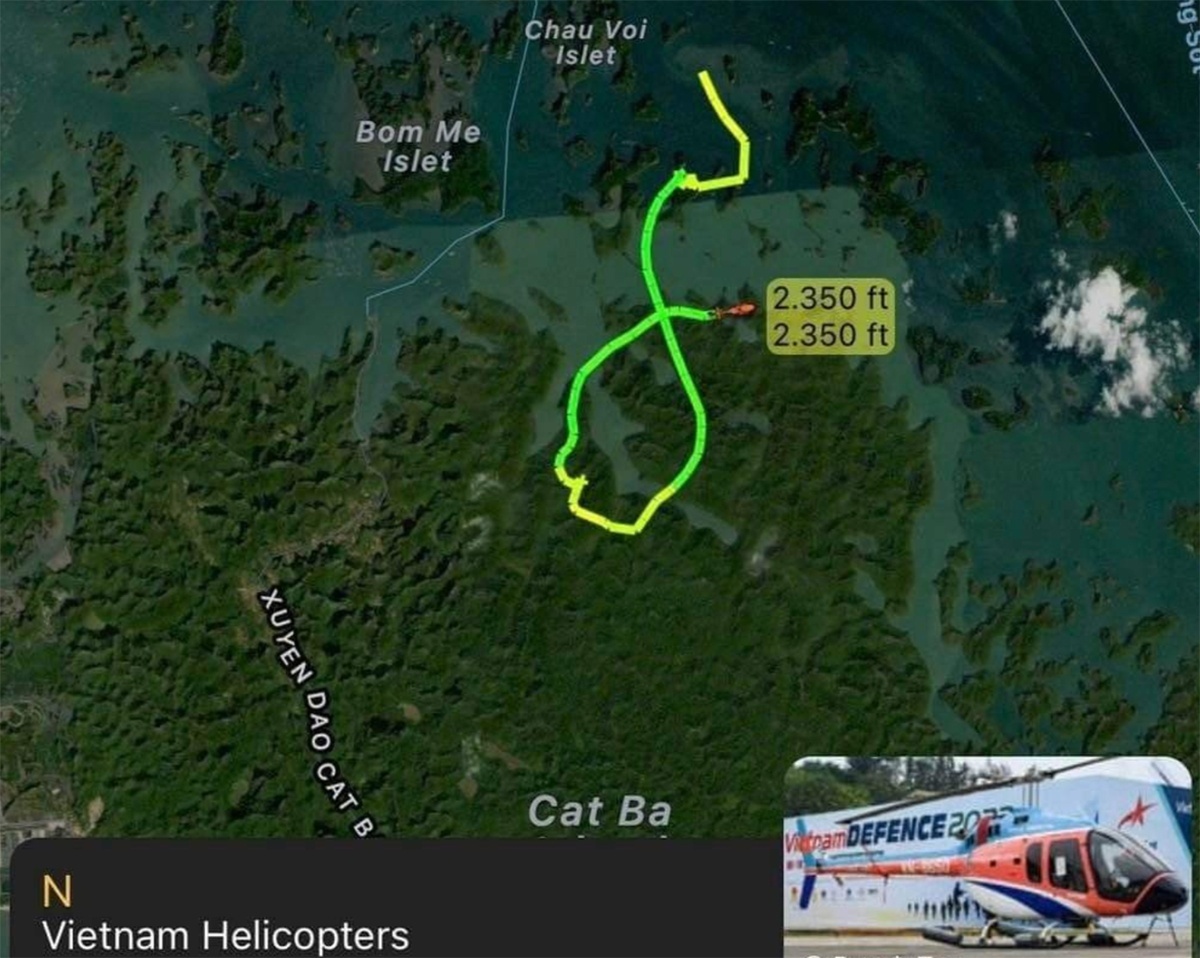 Cục Hàng không xác định vụ rơi trực thăng Bell 505 là sự cố mức A-2