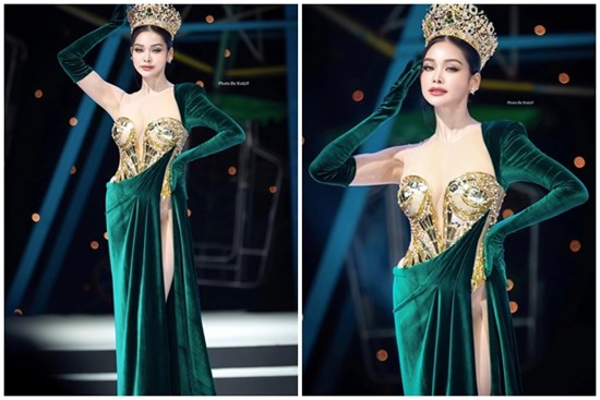 Hoa hậu Hòa bình Thái Lan bị chỉ trích vì mặc váy hở nội y