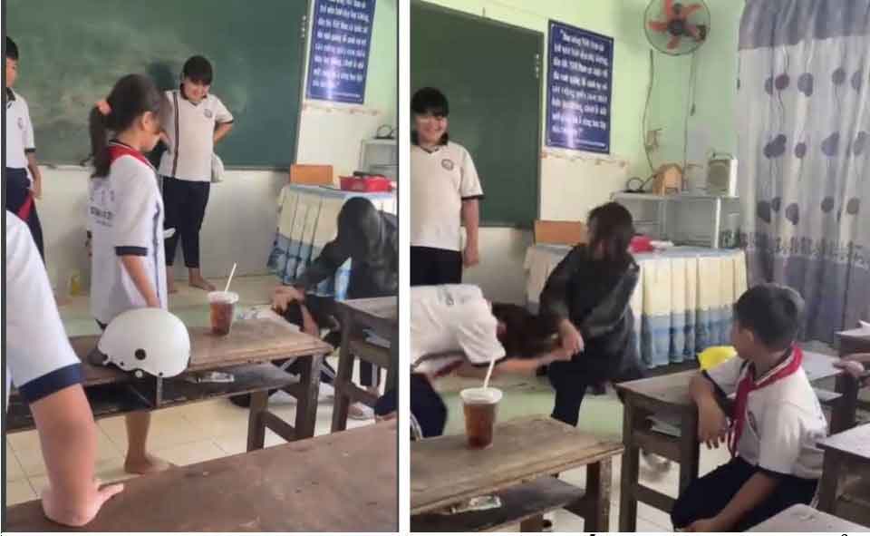 Hai học sinh tiểu học tại Bạc Liêu đánh bạn ngay tại lớp-1