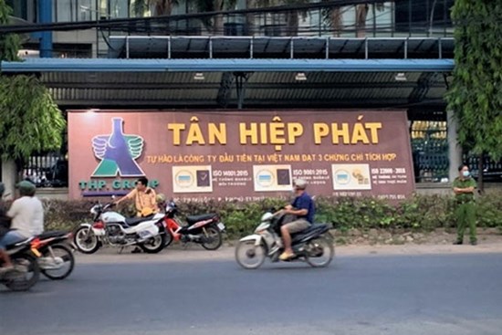 Cảnh sát khám xét Tập đoàn Tân Hiệp Phát