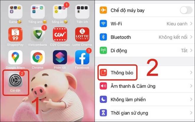 Hướng dẫn ẩn thông báo trên màn hình khoá Iphone đơn giản và nhanh chóng-1