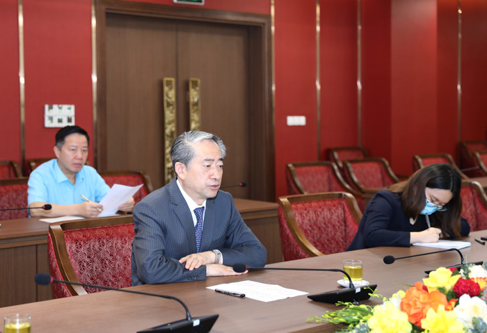 Bí thư Thành ủy Đinh Tiến Dũng tiếp Đại sứ Trung Quốc Hùng Ba-4