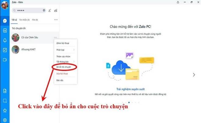 Cách ẩn cuộc trò chuyện Zalo trong một nốt nhạc-4