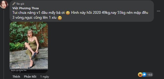 Từng nặng 39kg, gái xinh Quảng Ngãi hô biến 3 vòng như 1 thành đường cong trập trùng nhờ hì hục mỗi ngày-1