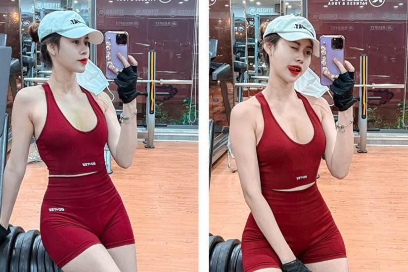 Từng nặng 39kg, gái xinh Quảng Ngãi hô biến 3 vòng như 1 thành đường cong trập trùng nhờ hì hục mỗi ngày-5