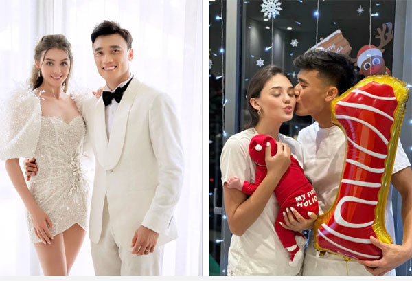 Chân dung vợ người mẫu thế hệ 2k của Bùi Tiến Dũng-1