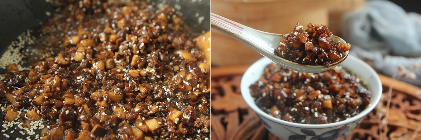 Bò băm sốt nấm chuẩn ngon-3