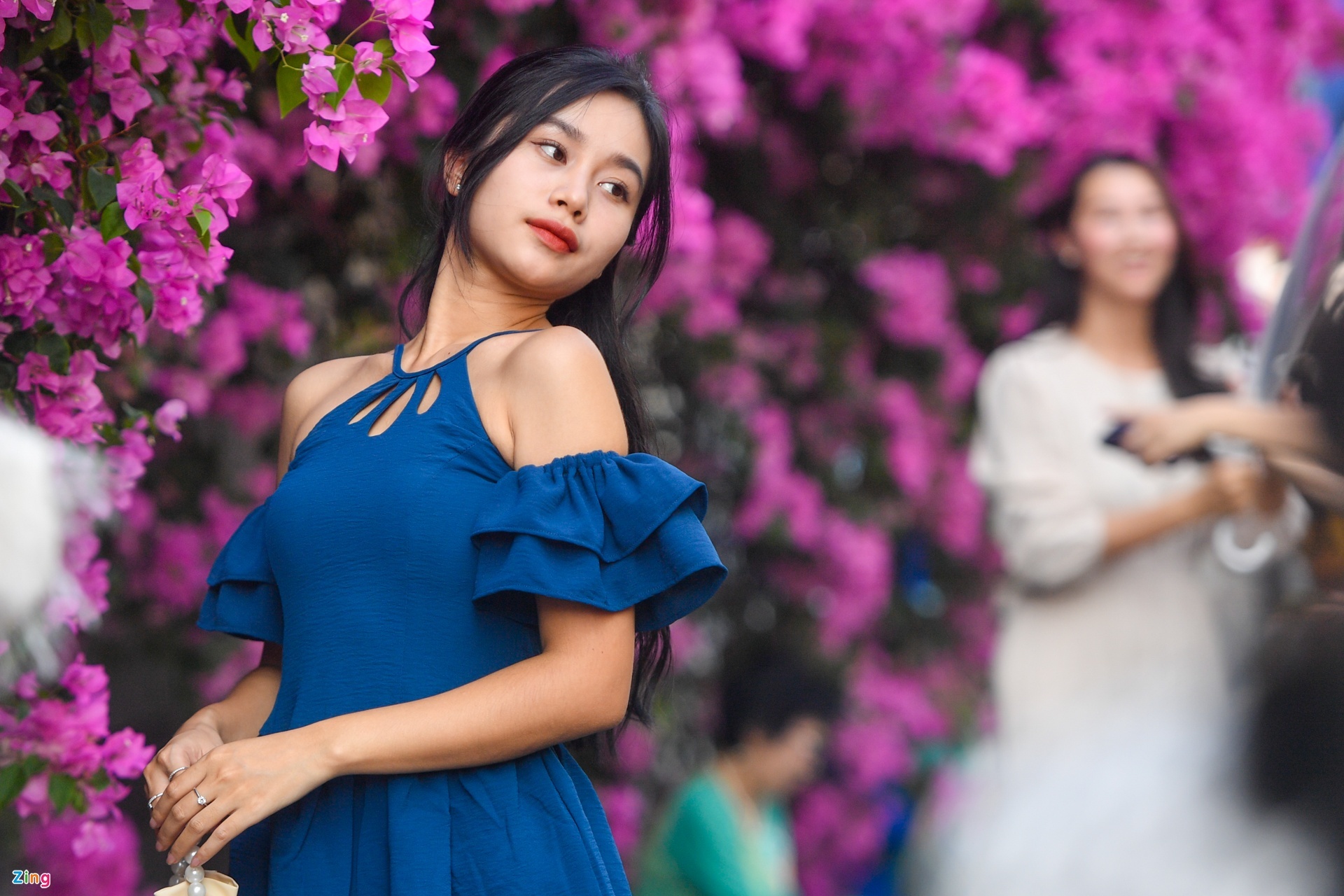 Đường hoa giấy nổi tiếng ở TP.HCM xuất hiện biển hạn chế chụp hình-3