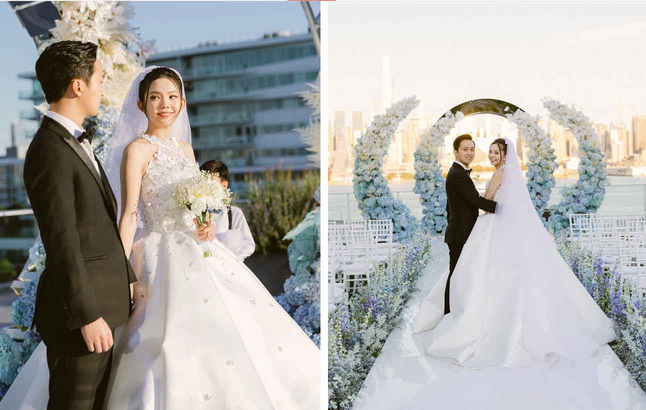 Cô dâu An Giang và đám cưới siêu sang tại New York lên báo nước ngoài-7