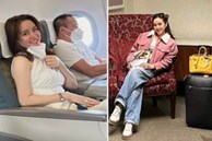 Soi thời trang 'bỉm sữa' mỗi lần đi sân bay của bà mẹ 3 con Vy Oanh