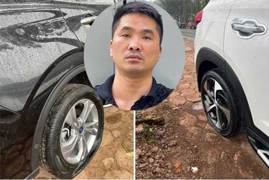 Kẻ chọc nhiều lốp xe ở Linh Đàm sa lưới thế nào?