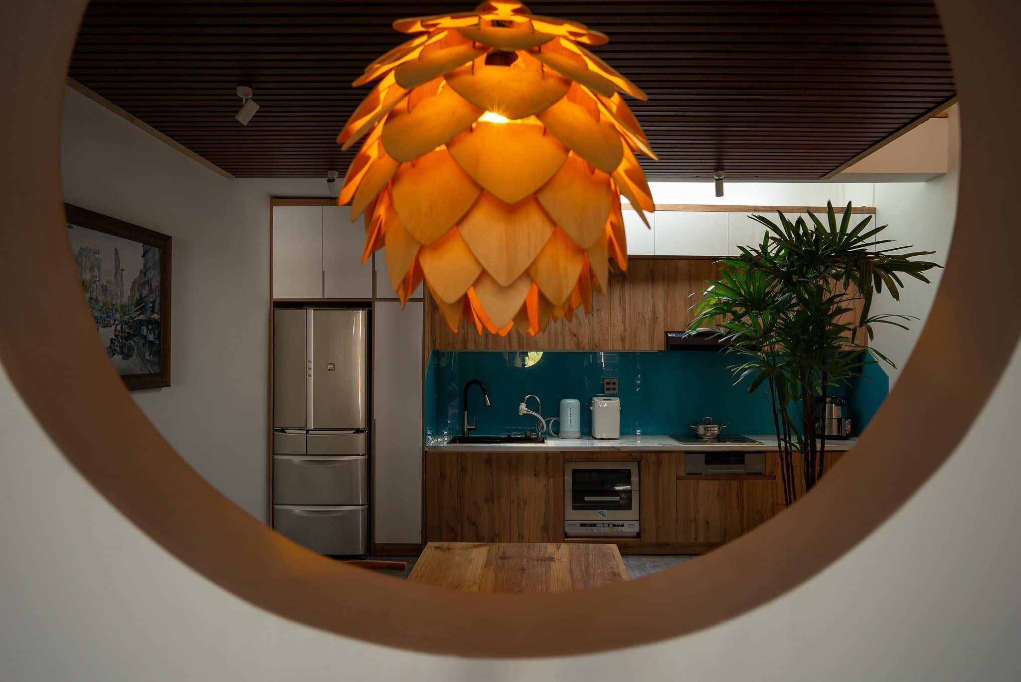 Ngôi nhà Dế Mèn với không gian mát lành nhờ cây xanh, vườn rau sạch trên mái-11