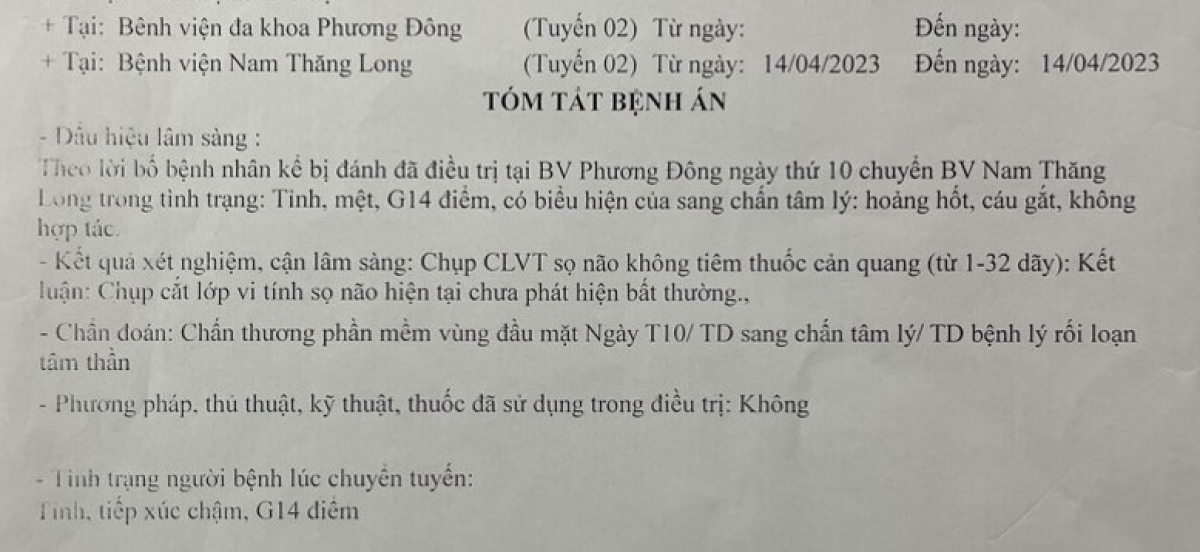 Nữ sinh bị đánh hội đồng ở Đông Anh vẫn hoảng loạn, đang điều trị tại bệnh viện-2