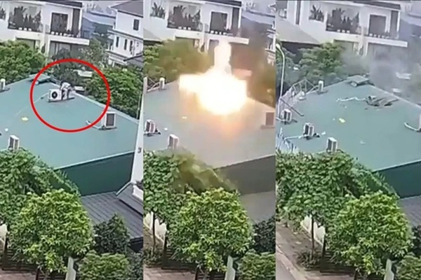Hé lộ nguyên nhân nổ cục nóng điều hòa khiến 2 người thương vong-2