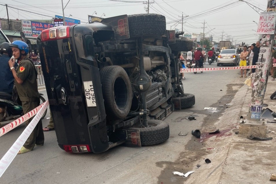 Họp khẩn vụ xe bán tải tông CSGT hy sinh và 2 người đi đường tử vong-1