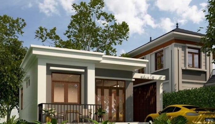 Ngắm những mẫu nhà mái bằng cấp 4 đẹp hút mắt-9