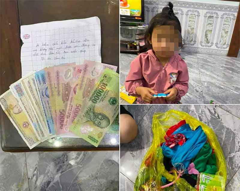 Bé gái 5 tuổi bị bỏ rơi ở Bắc Giang và màn kịch bất ngờ của người mẹ-1