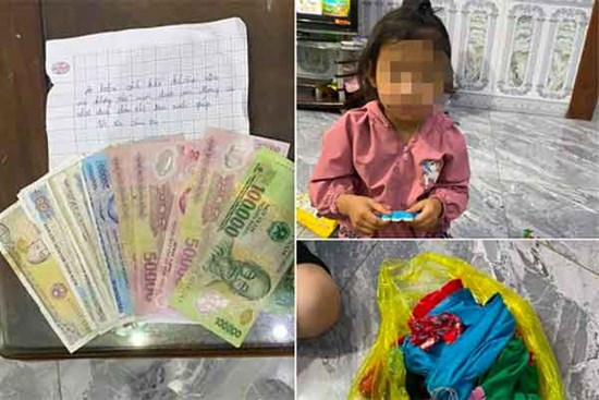 Bé gái 5 tuổi bị bỏ rơi ở Bắc Giang và màn kịch bất ngờ của người mẹ