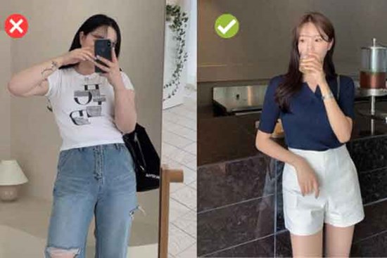4 kiểu áo không dành cho người có vòng eo kém thon
