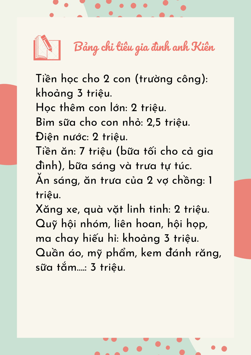 Chi tiêu của 4 gia đình ở những nơi có mức sống đắt đỏ nhất Việt Nam-7