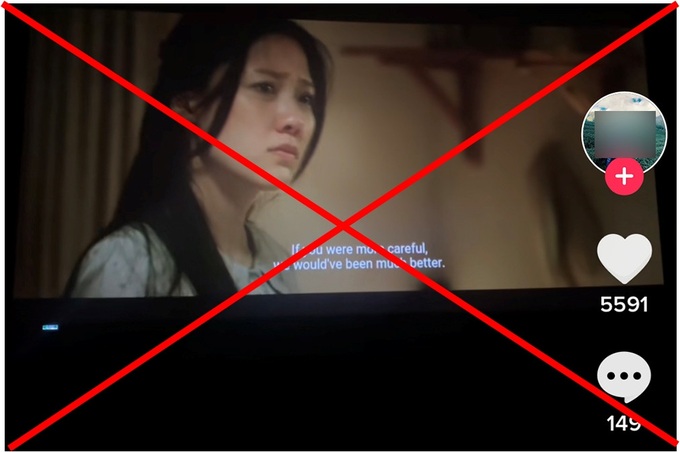 Nhiều TikToker gây phẫn nộ vì đăng lén phim chiếu rạp lên mạng-2