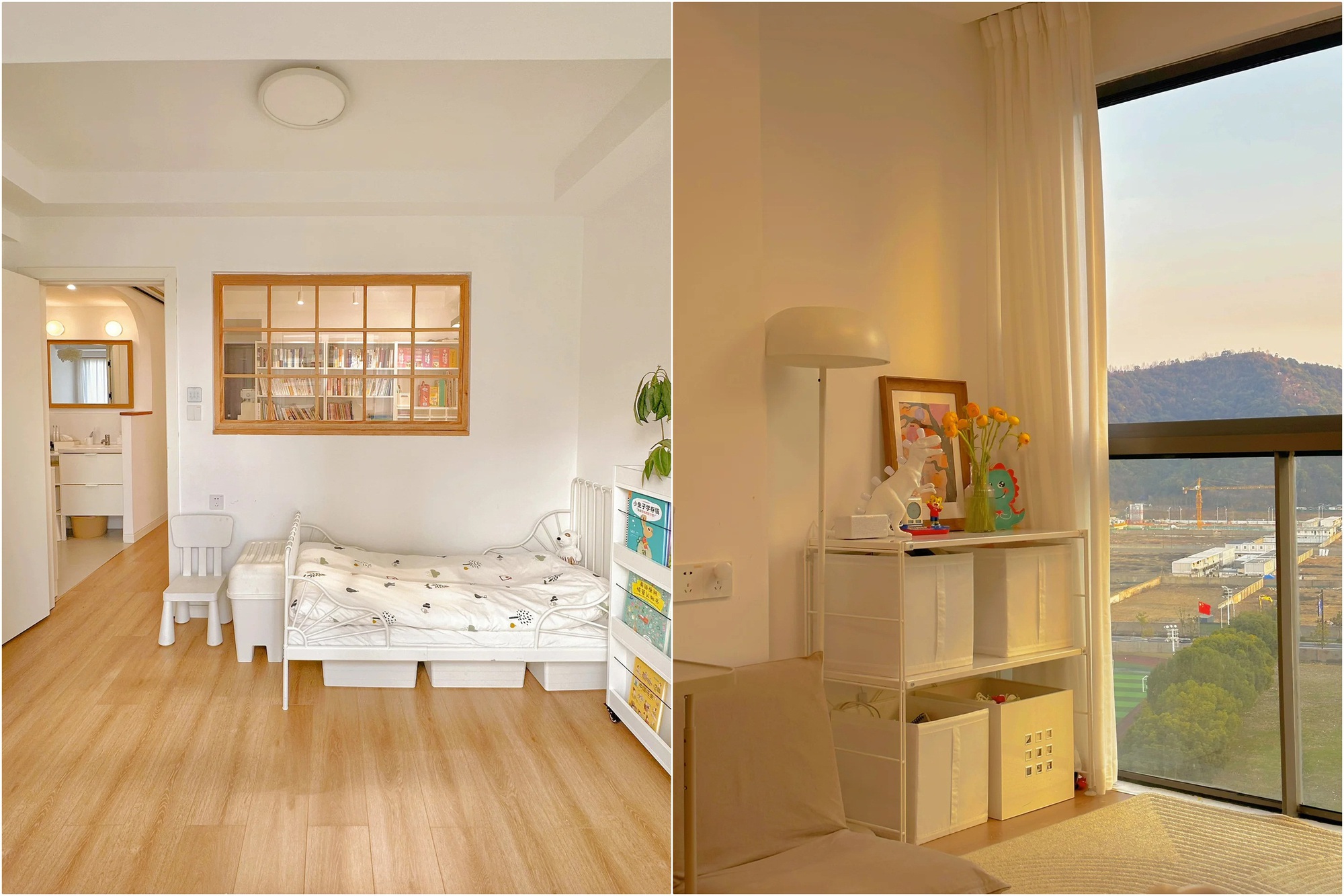 Mẹ 2 con khéo thiết kế căn hộ nhỏ 43m² thành không gian sống ấm cúng-7