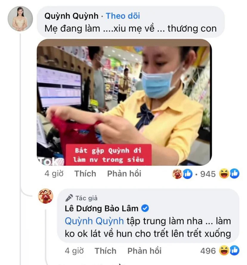Lê Dương Bảo Lâm đáp trả tin đồn bắt vợ đi bán hàng siêu thị kiếm tiền nuôi mình-2