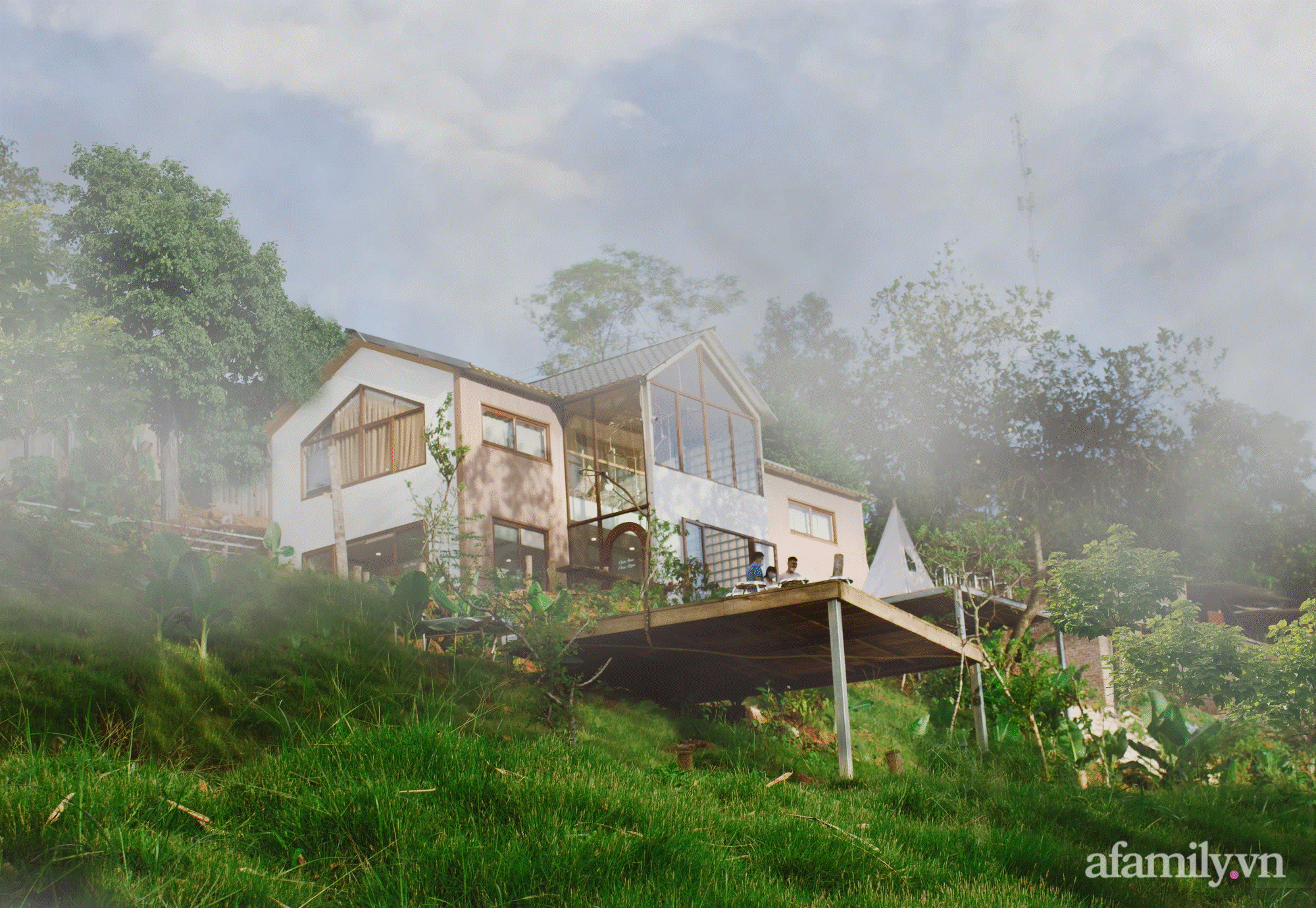 Bỏ phố về quê, cô gái 24 tuổi thực hiện giấc mơ với căn nhà giữa núi rừng Việt Bắc-3