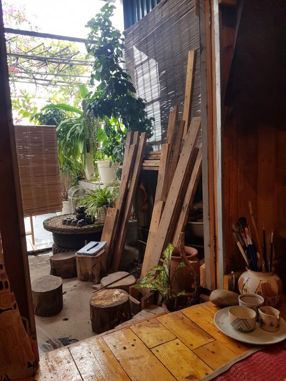 Thắm - cô bạn thân Hoài Thát-chơ Lệ Hằng Xin hãy tin em khoe góc nhà đúng kiểu trở về tuổi thơ cùng gian bếp củi-8