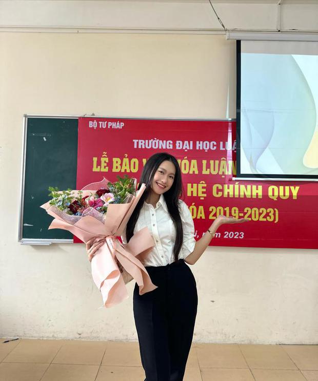 Văn Hậu sát cánh bên Doãn Hải My từ đêm chung kết Hoa hậu đến buổi bảo vệ khóa luận tốt nghiệp-1