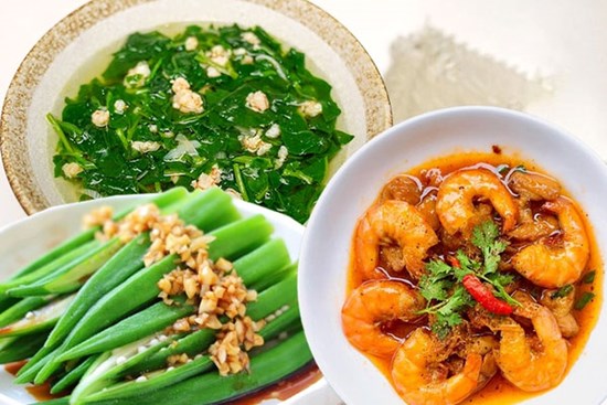 Bữa tối 3 món cơm lành canh ngọt chỉ mất 20 phút chế biến